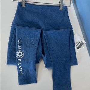 NWT beyond yoga, Club Pilates leggings and washed denim, small